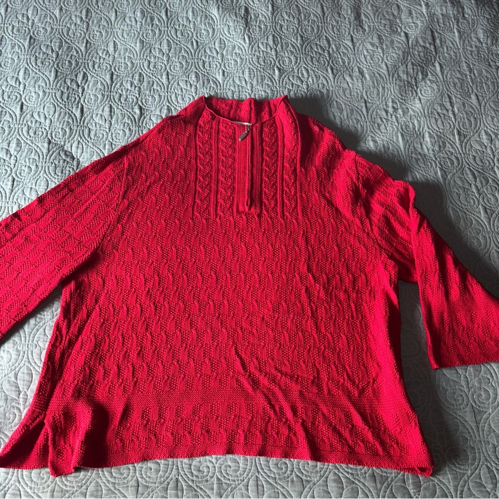 Coldwater Creek Red Women's Sweater